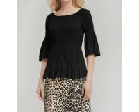 Ellyndale - Pleated Off Shoulder Top