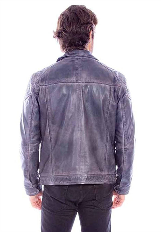 Scully - Men's Washed Lamb Leather Jacket