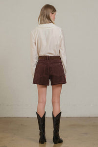 Raisonnel - Suede Shorts