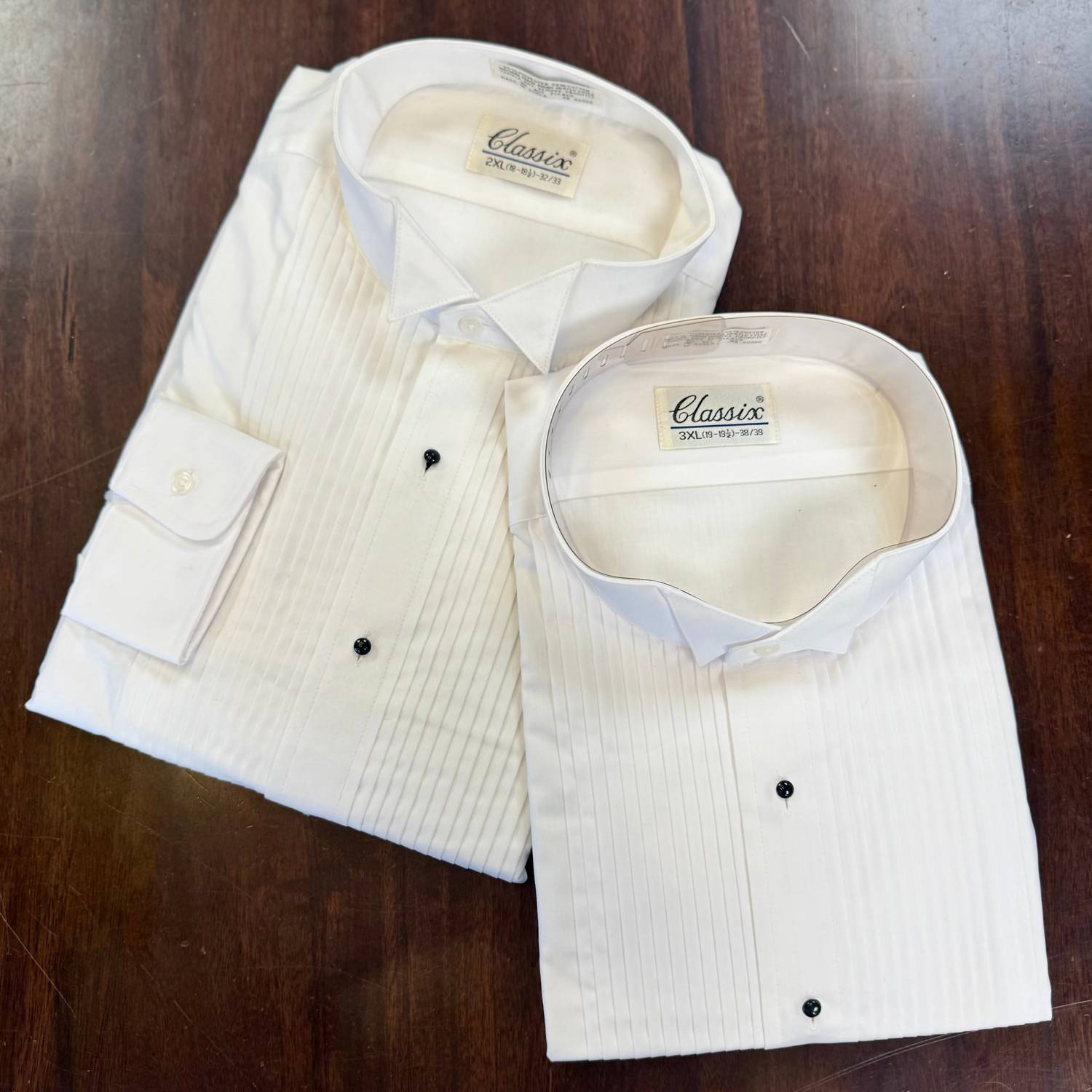 Classix - Men's Pleated Tuxedo Shirt