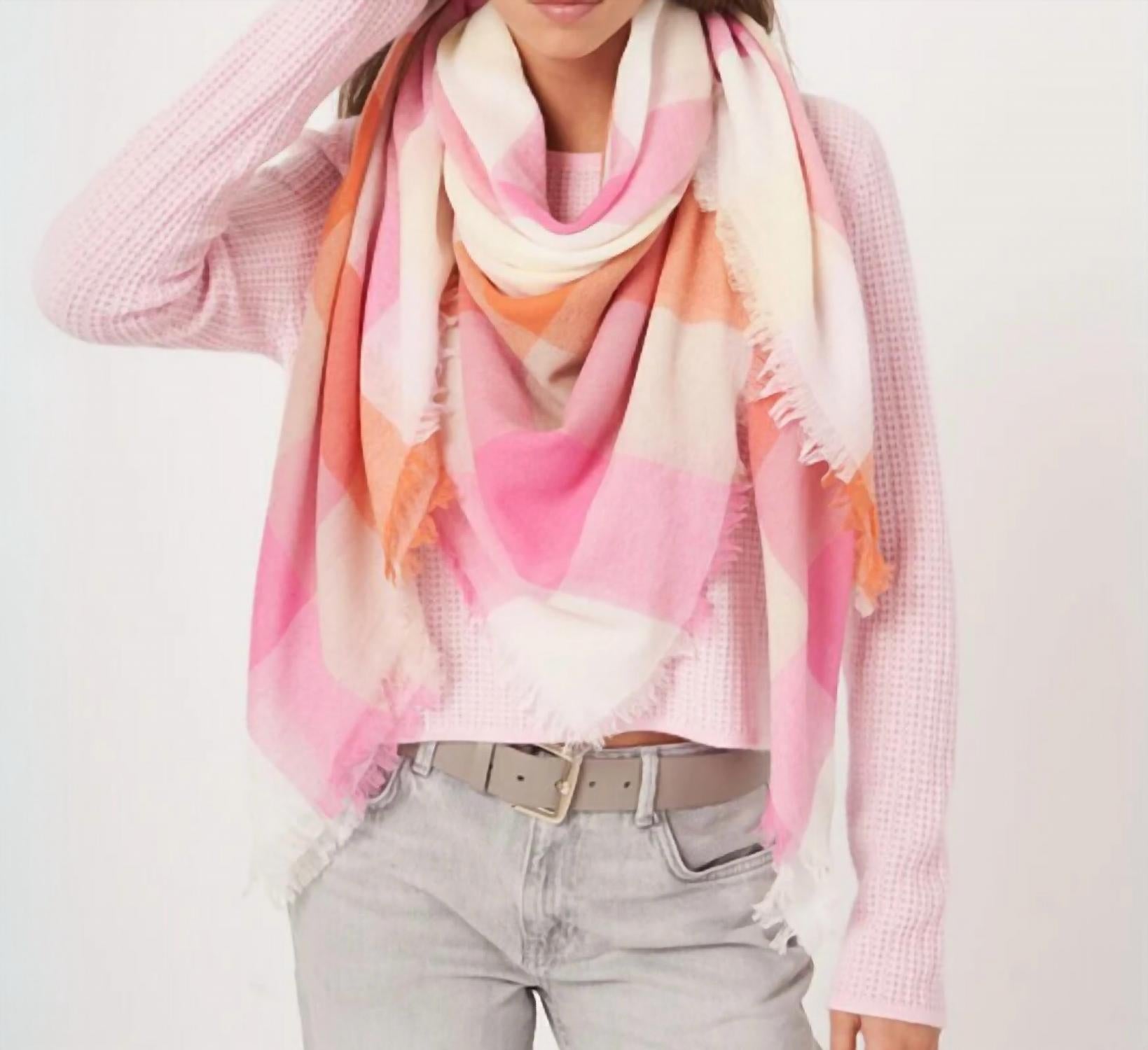 Repeat Cashmere - Checkered Scarf