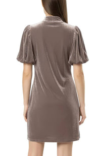 Area Stars - Women's Velvet Mock Neck Dress