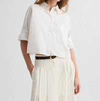 Twp - Next Ex Mixed Pinstripe Superpop Shirt