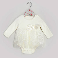 Mae Li Rose - Emily Lace and Bow Onesie