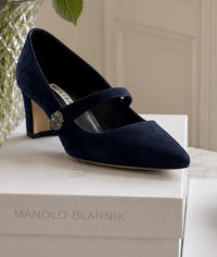 Manolo Blahnik - Women's Sajada Suede Pumps