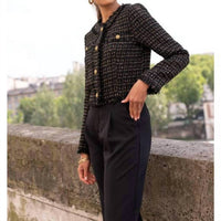Choklate Paris - Short Tweed & Gold Blazer
