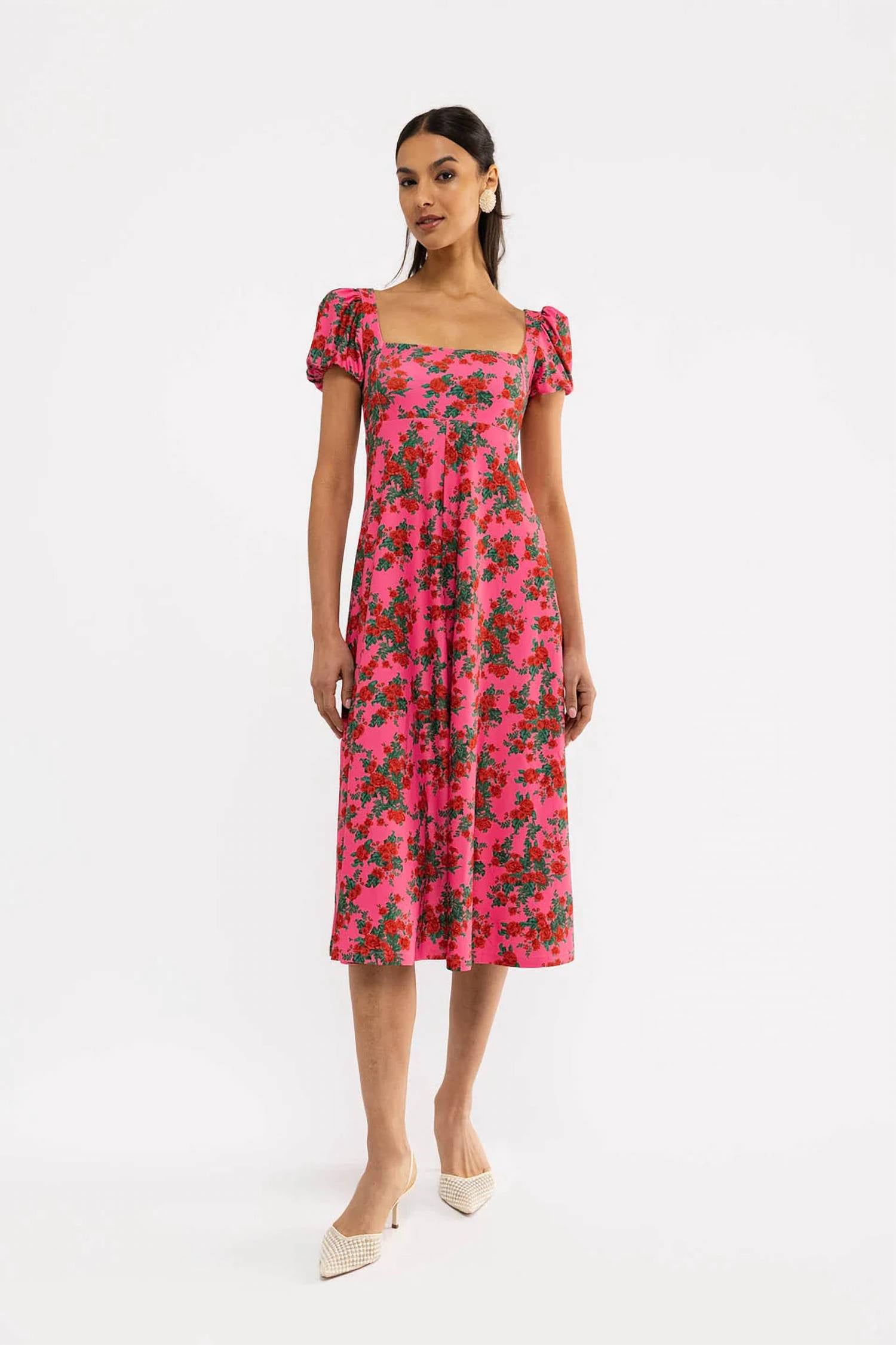Smith & Quinn - Rosalie Square Neck Midi Dress