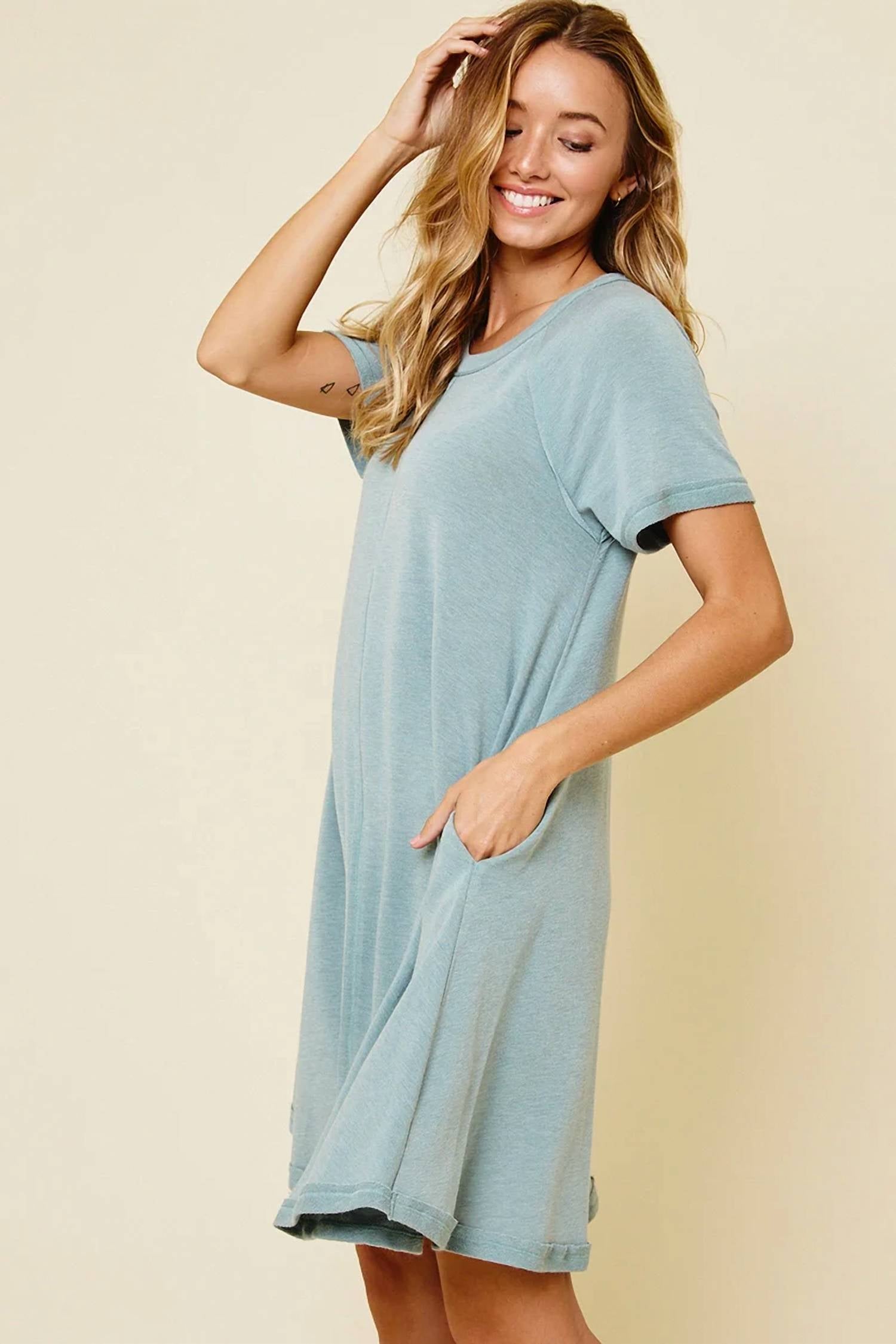 Ces Femme - Seaside Cozy Tee Dress