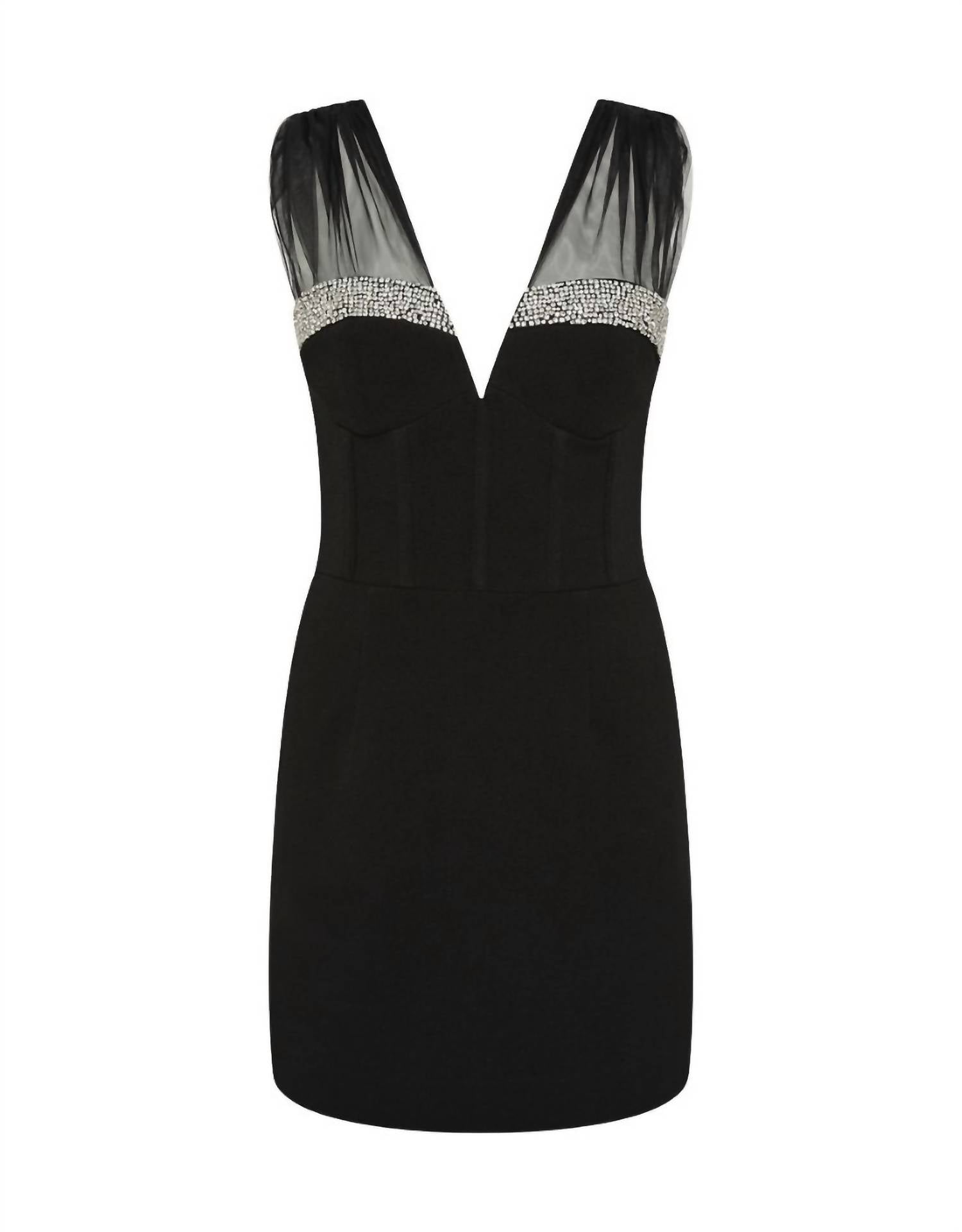 Rebecca Vallance - Astros Beaded Mini Dress