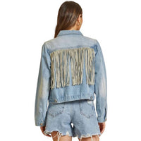 Andree By Unit - Fringe Denim Jacket