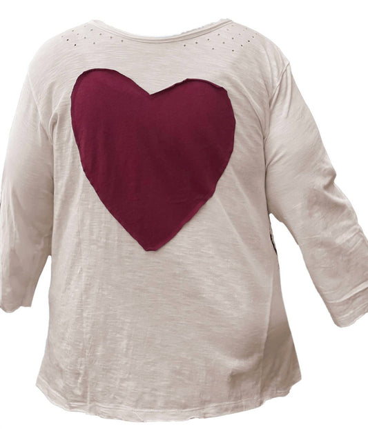 Paperlace - Reversible Heart Tee