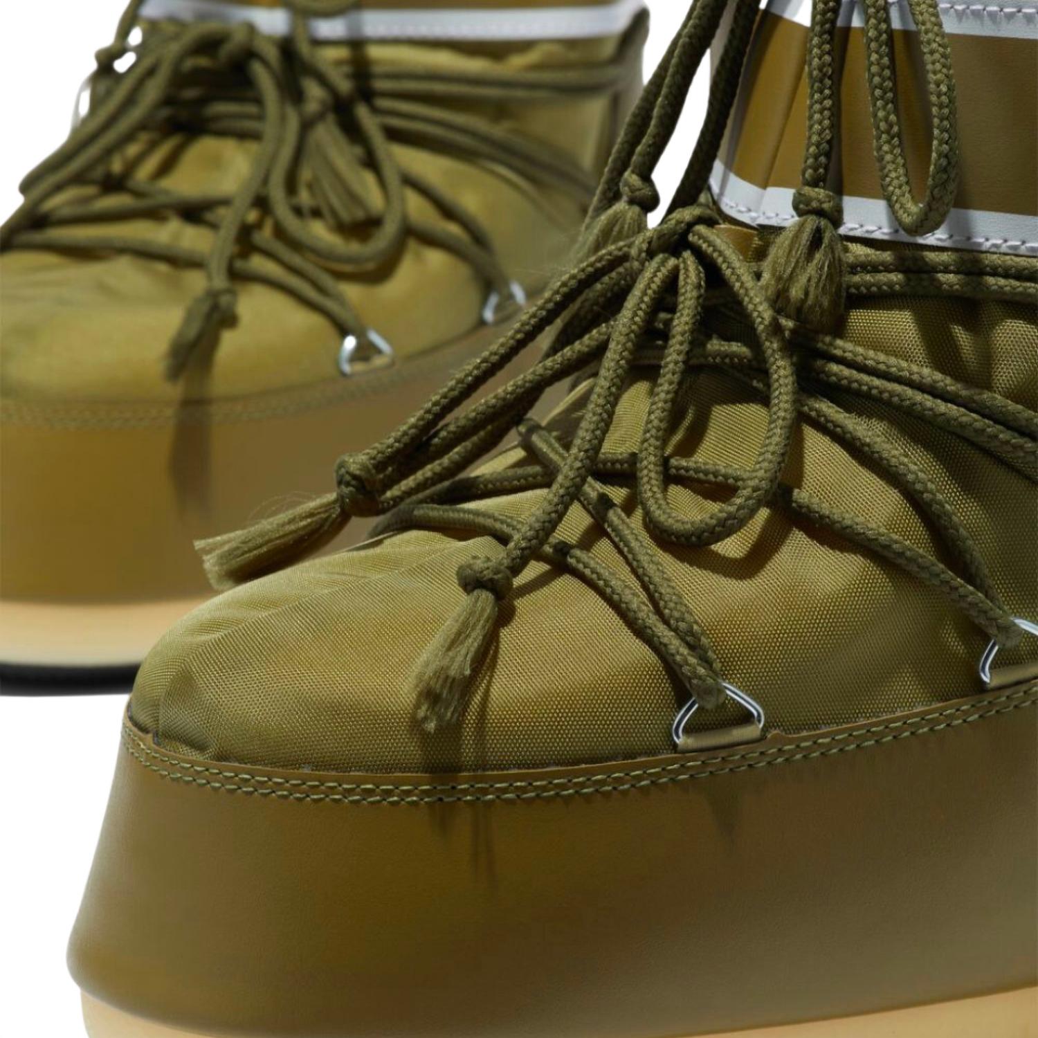 Moon Boot Women's Icon Low Nylon Boots in khaki - women's shoe - alternate view