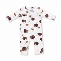 Angel Dear - Kid's Bison Uni Romper