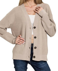 Zenana - Viscose Sweater Cardigan