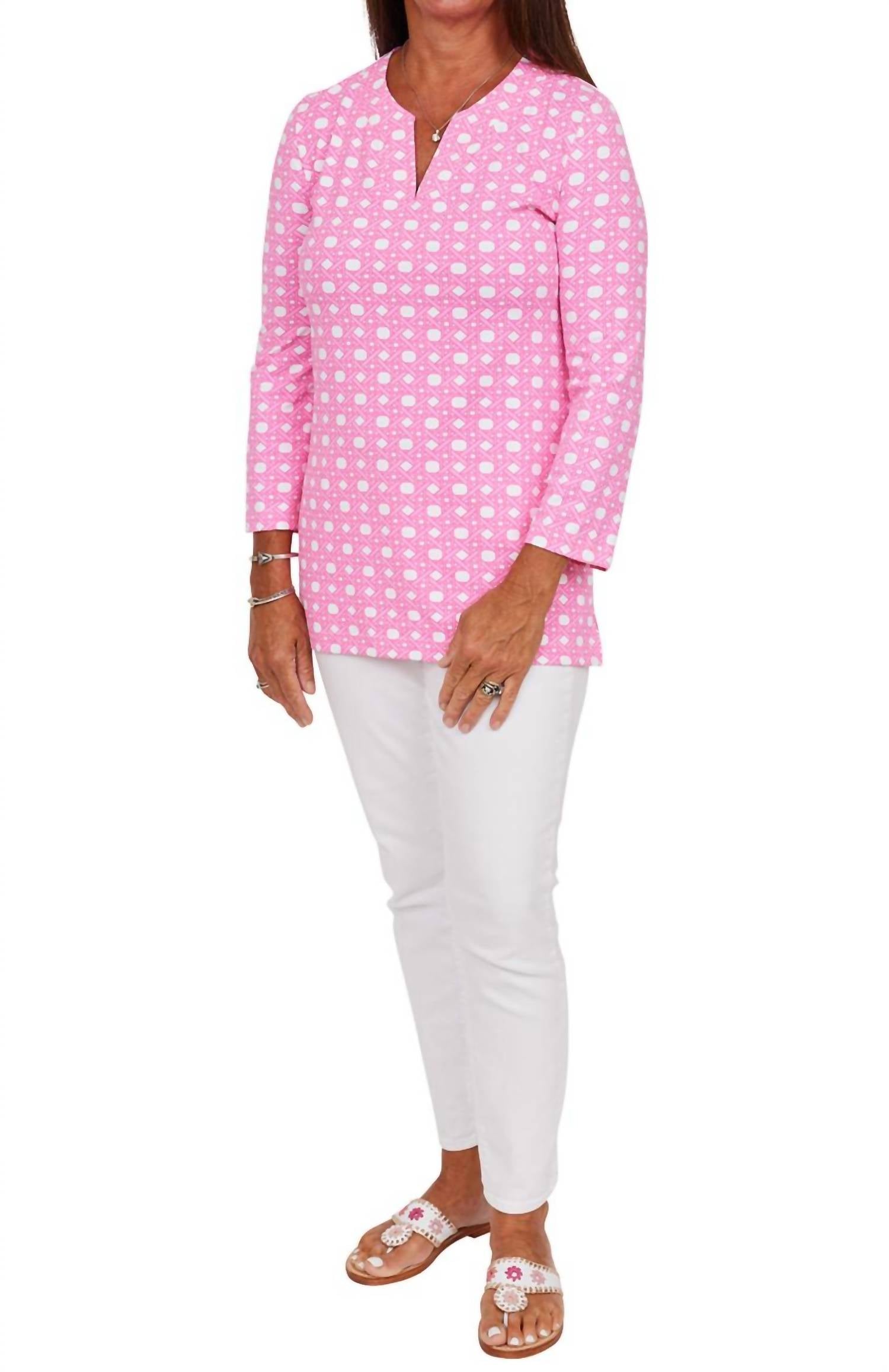 Sailor - Sailor - Lucille Boca Grande Cane Print Tunic Top