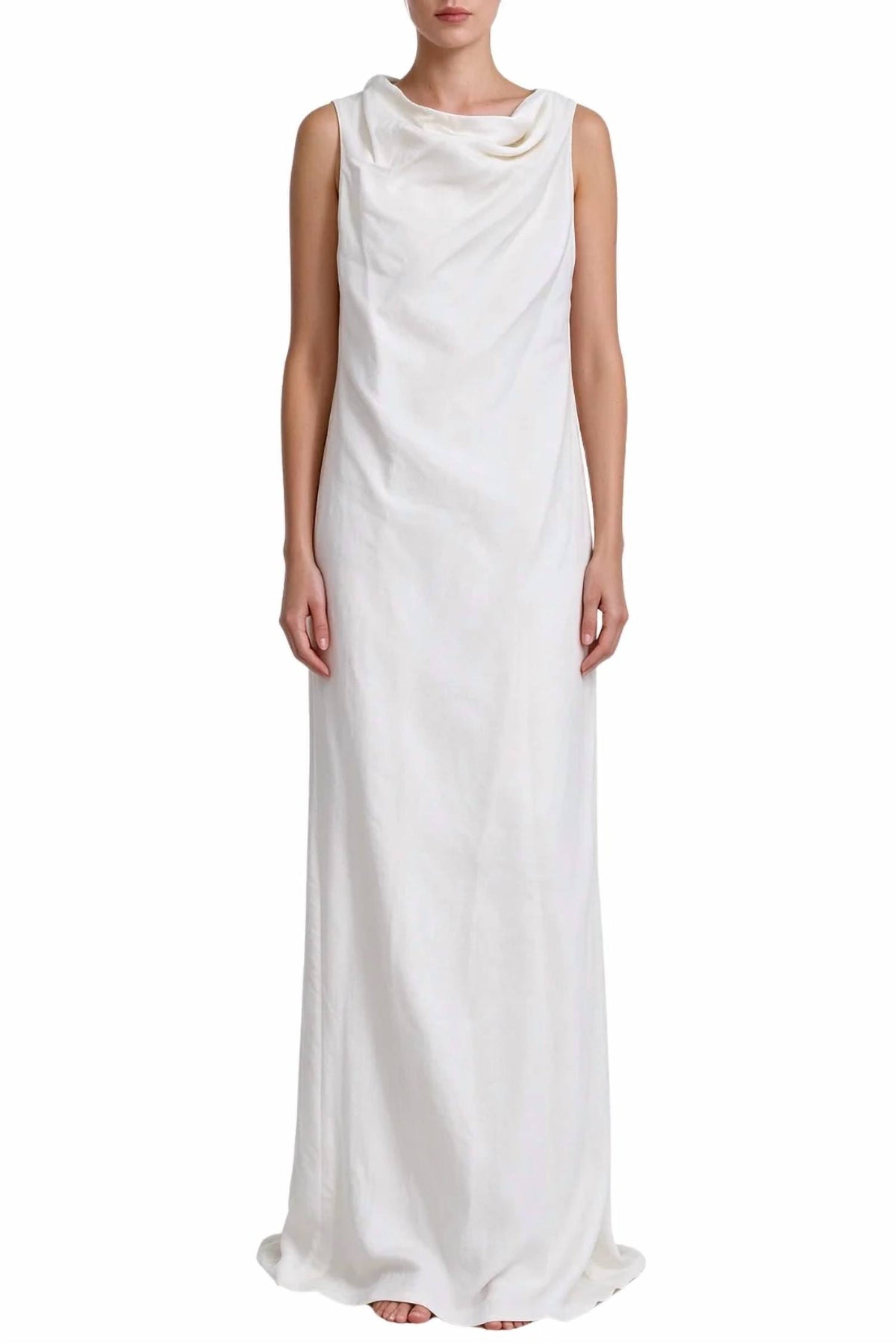 Brunello Cucinelli - Soft Cowl Neckline Maxi Dress