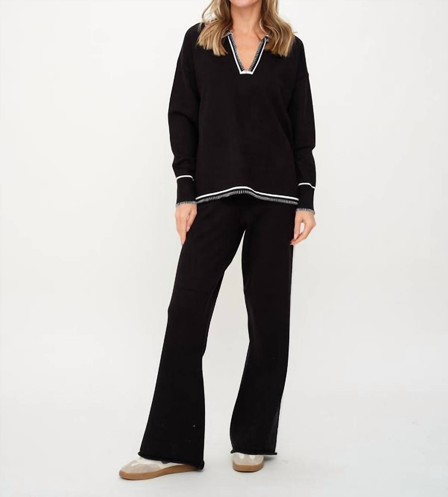 Six/Fifty - Kellie V Neck Sweater