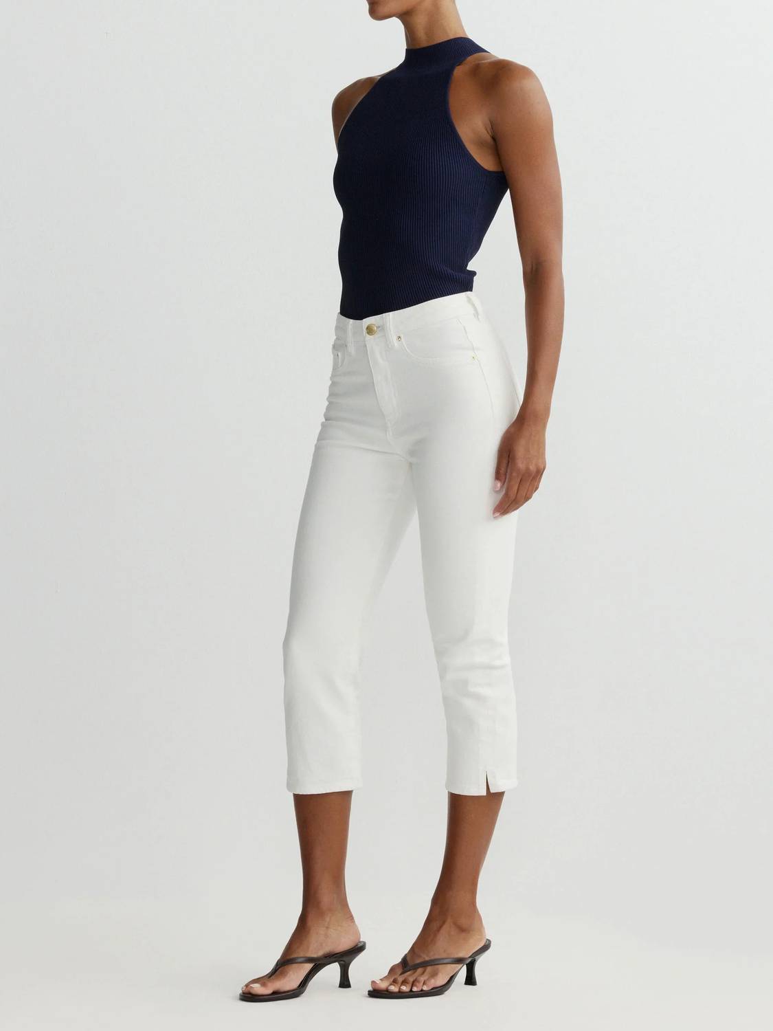 Dl1961 - Women'S - Instasculpt Rib Mock Neck Top