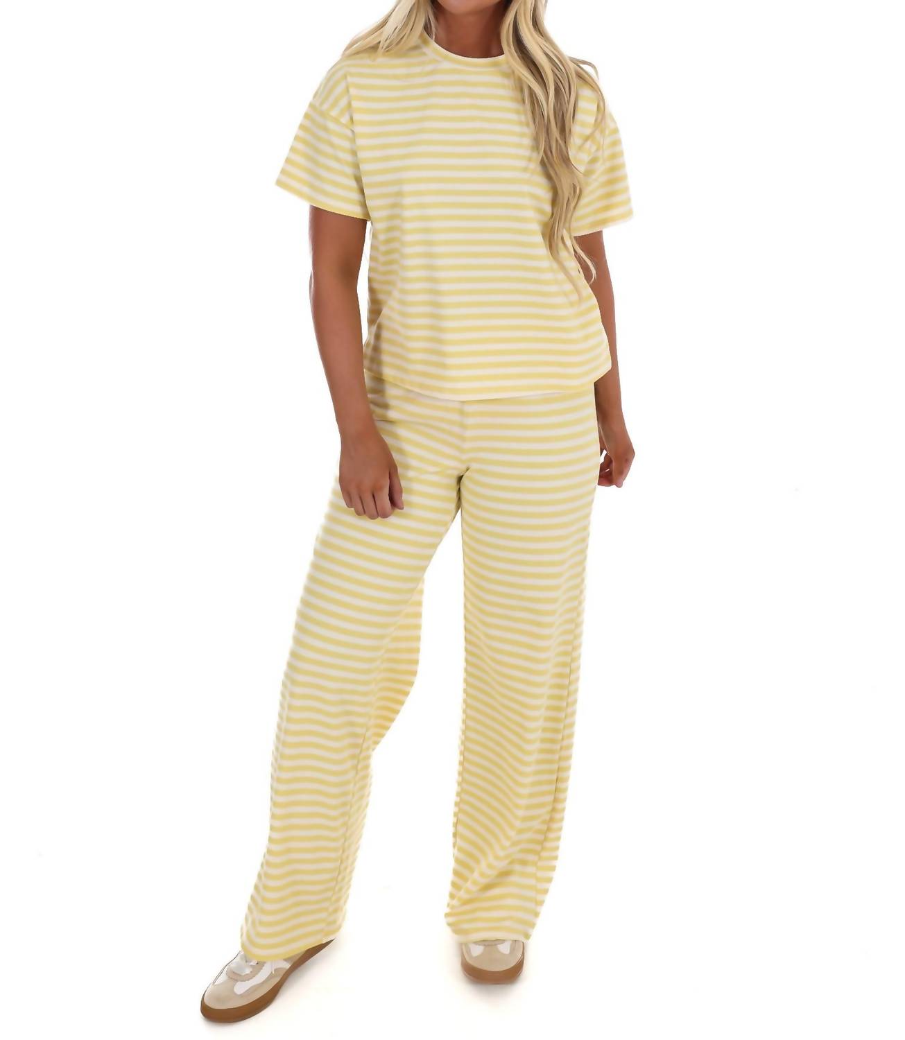 Things Between - Straight Line Stripe Two Piece Set