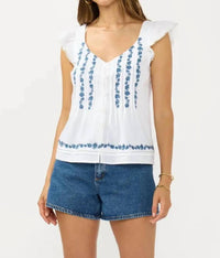 Lovestitch - Ruffle Sleeve Top