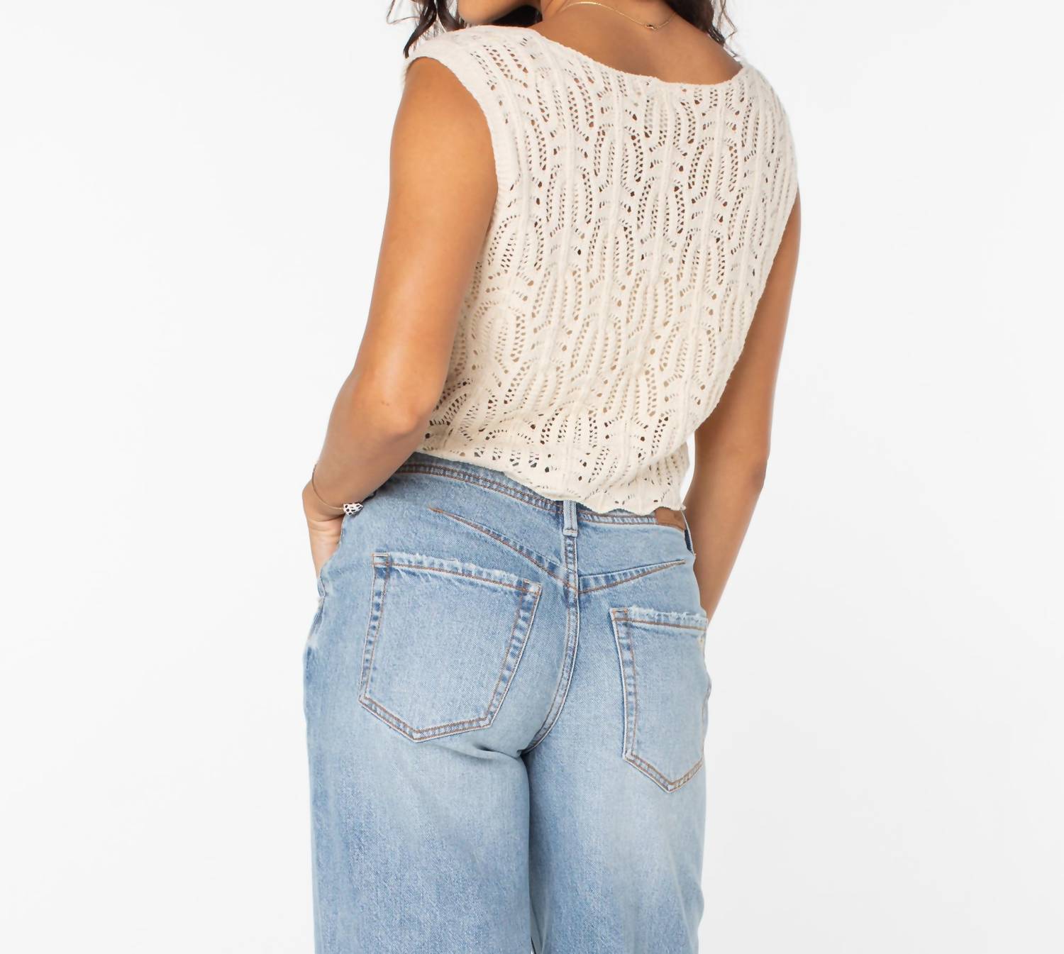 Roxy - Beach Bound Crochet Vest