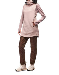 INDYEVA Toga Tunic Top in mink - women's shirt - detail view