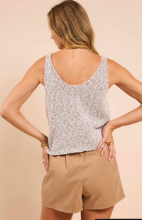 Sadie & Sage - Luna V-neck Sweater Tank