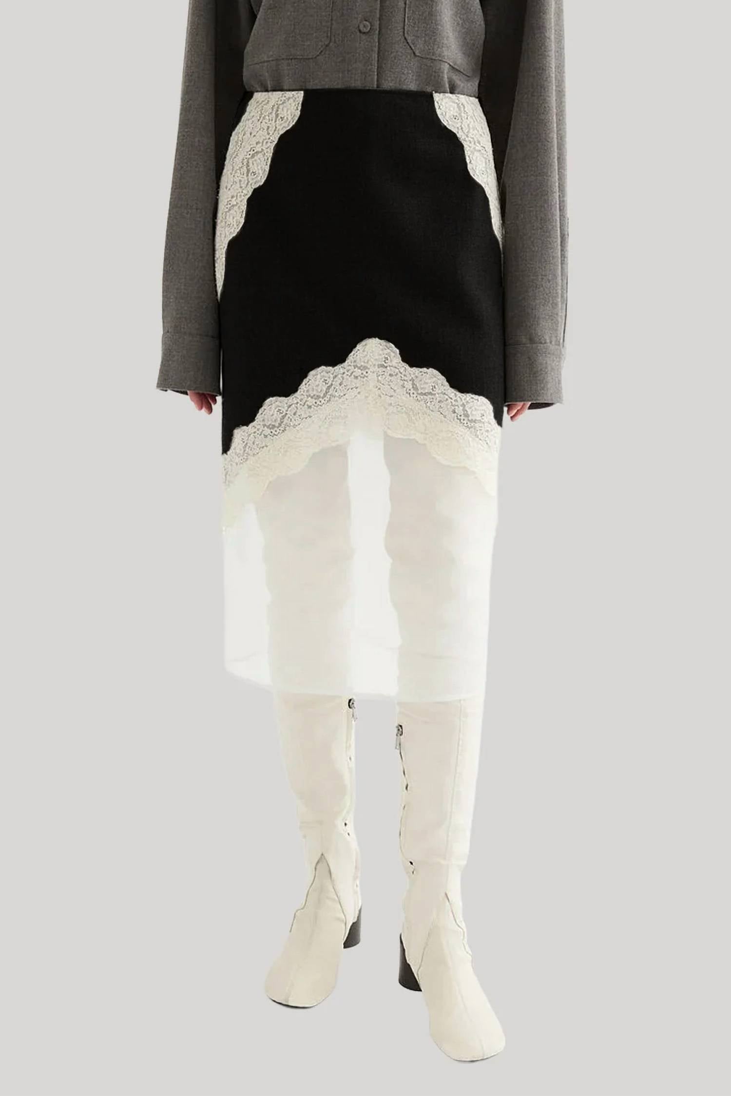 Jil Sander - Women's Wool Canvas Skirt