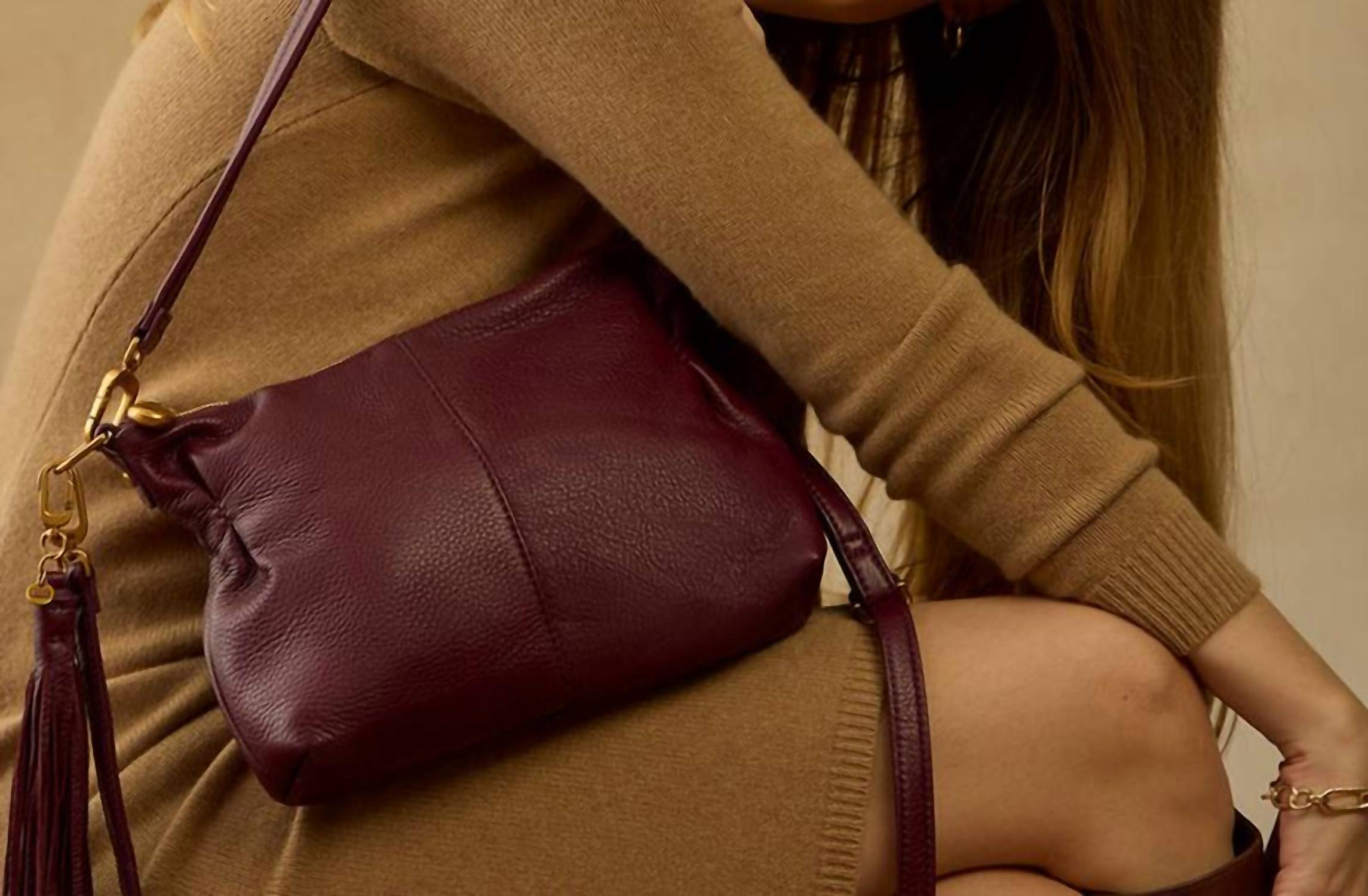 HOBO Women's Kori Crossbody Bag in mulberry glaze - women's bag - view 4