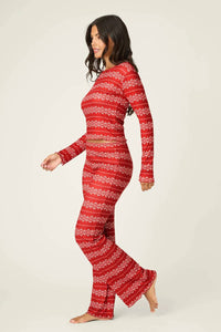 Pj Salvage - Crazy for the Holidays Fairisle Print Set