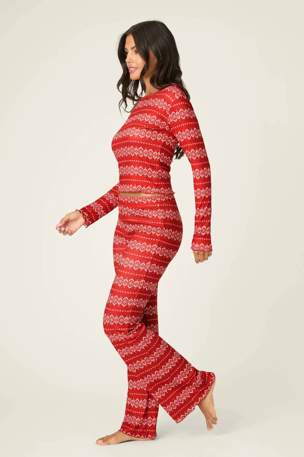 Pj Salvage - Crazy for the Holidays Fairisle Print Set