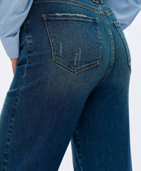 Bayeas - High Rise Straight Leg Jeans