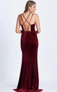 Fitted Velvet Dress