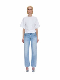 Pistola - Lexi Studded Bowed Straight Jeans
