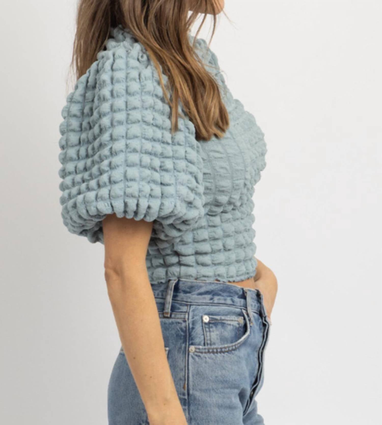 Miou Muse - Jordi Textured Top