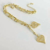 Tramps+Thieves - Women's Two Of Hearts Necklace