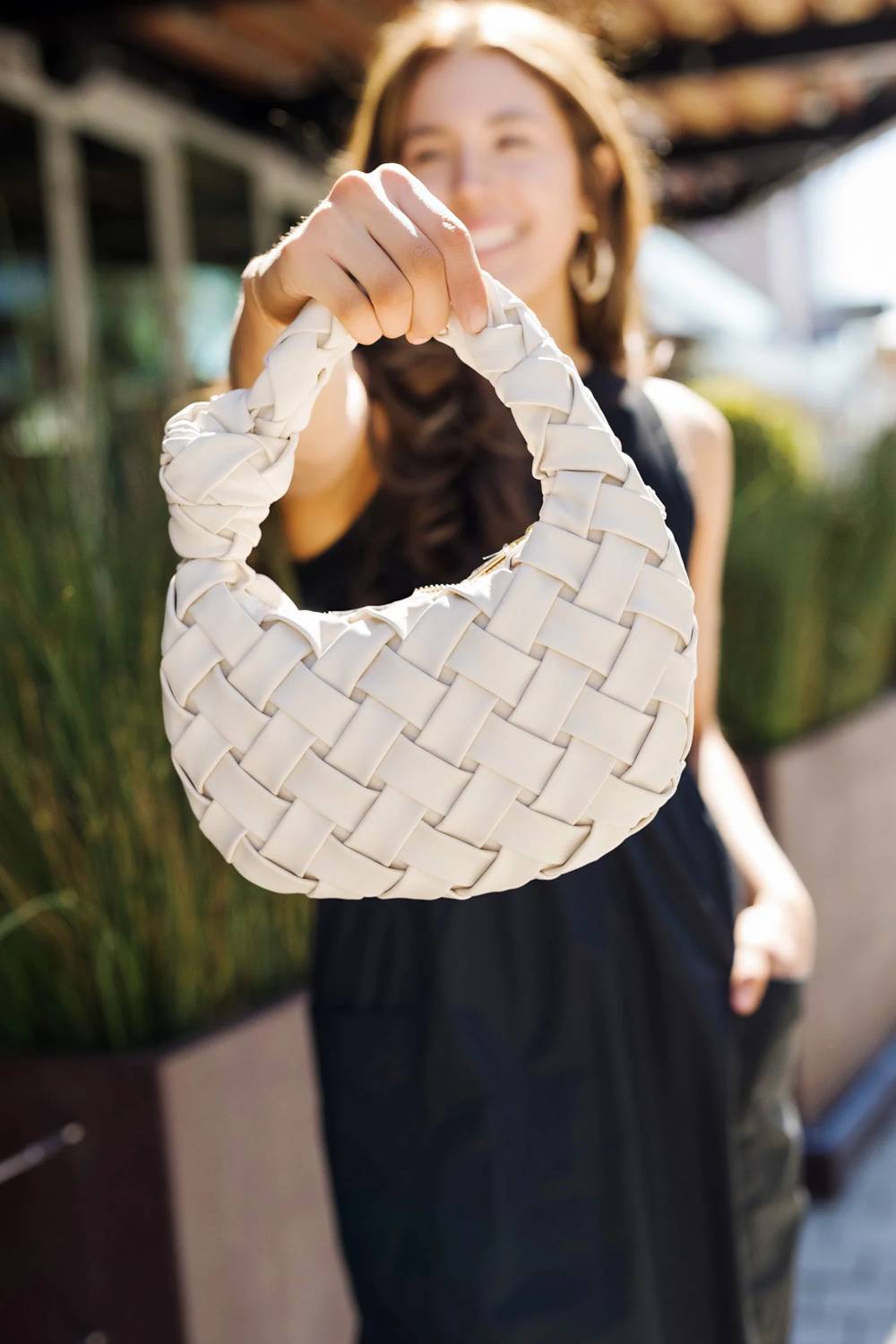 Urban Expressions - Women's Nadia Woven Crossbody Bag