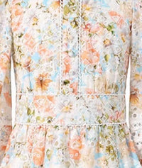 Marlo - Kid's Daphne Embroidered Long Sleeve Dress