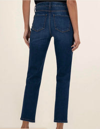KUT FROM THE KLOTH Reese Classic Straight Leg Finished Hem in attain - women's jeans - detail view