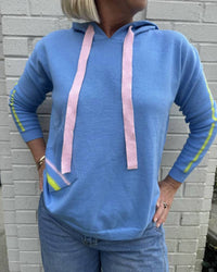 Zaket & Plover - Cotton and Cashmere Hooded Sweater