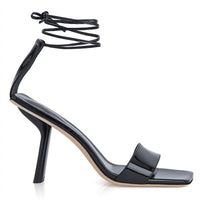 By Far - Women's Devon Heels Patent Leather Sandal
