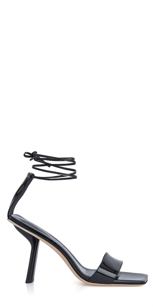 By Far - Women's Devon Heels Patent Leather Sandal