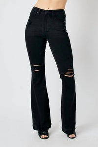 Judy Blue - High Waist Tummy Control Destroy Flare Jeans