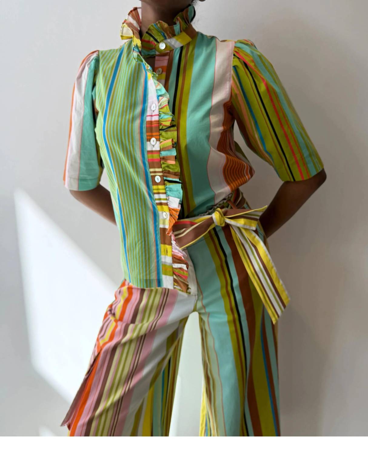 Hope For Flowers - Frilled Button Down Top