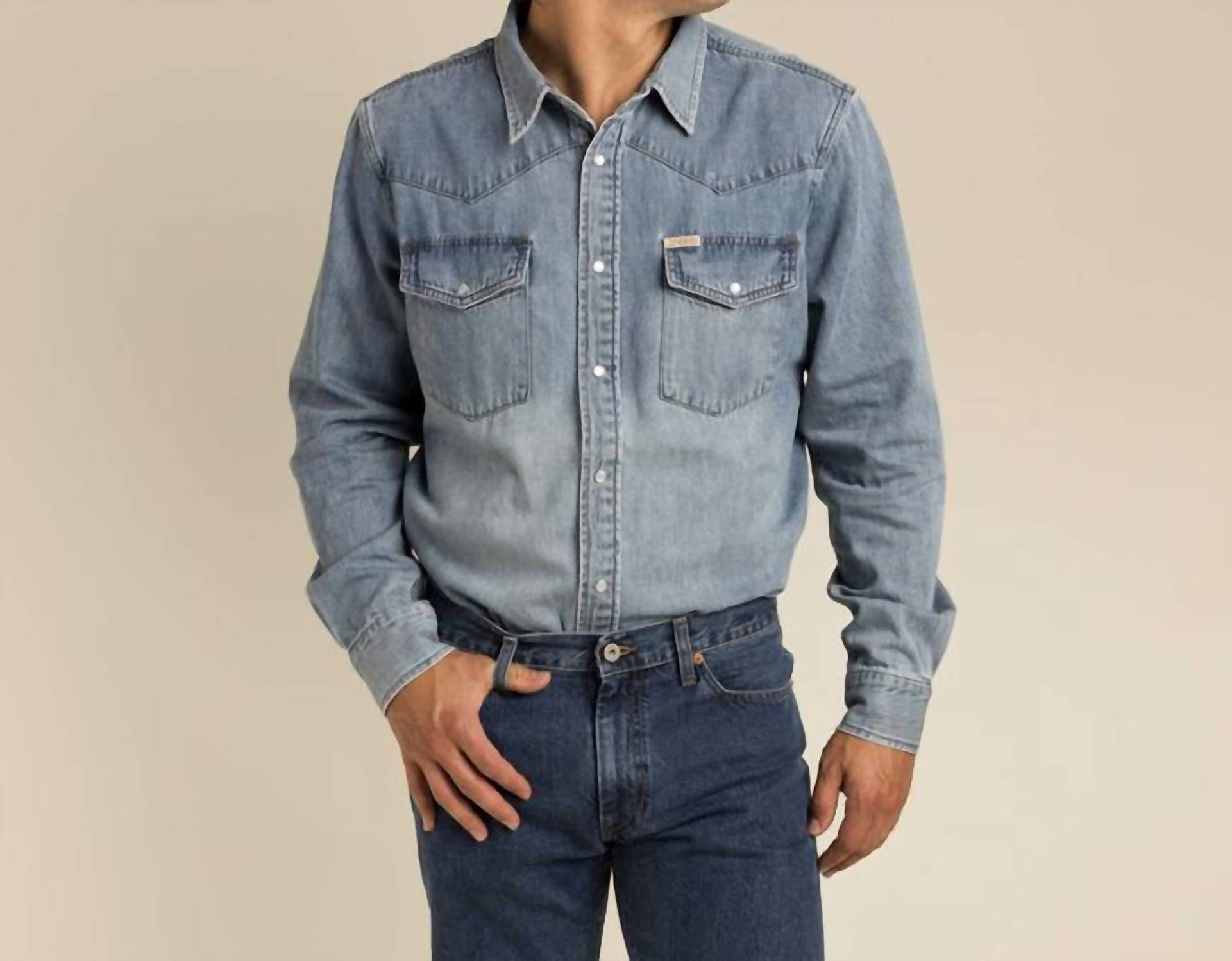 Sendero Provisions Co. - Wyatt Pearl Snap Long Sleeve Shirt