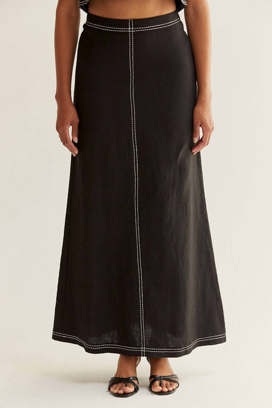 Crescent - Kenzy Linen Maxi Skirt