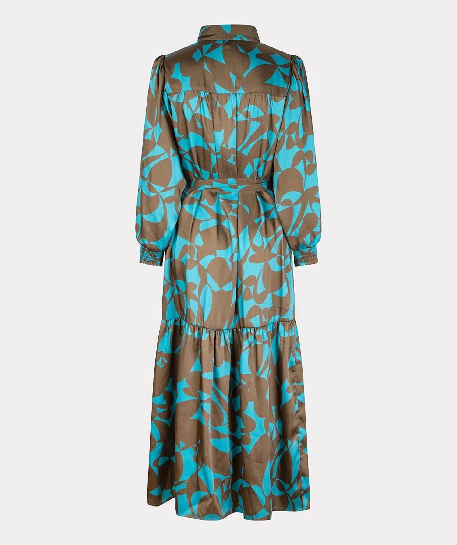 Esqualo - Liva Long Expressive Roots Dress