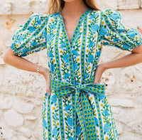 Pink City Prints - Daisy Midi Dress