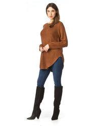 Papillon - Long Sleeve Sweater With Zip Side