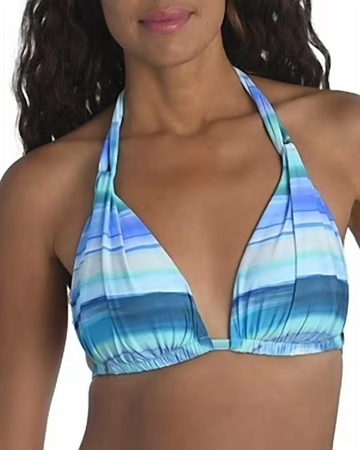 La Blanca - Women's Ocean Tides Halter Bikini Top